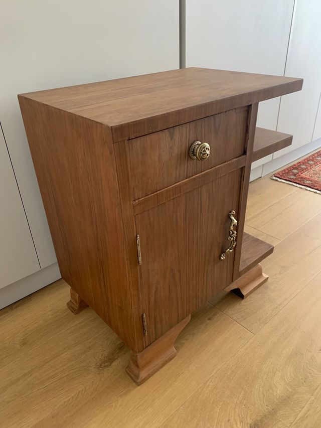 Mesita noche artdeco - Madera