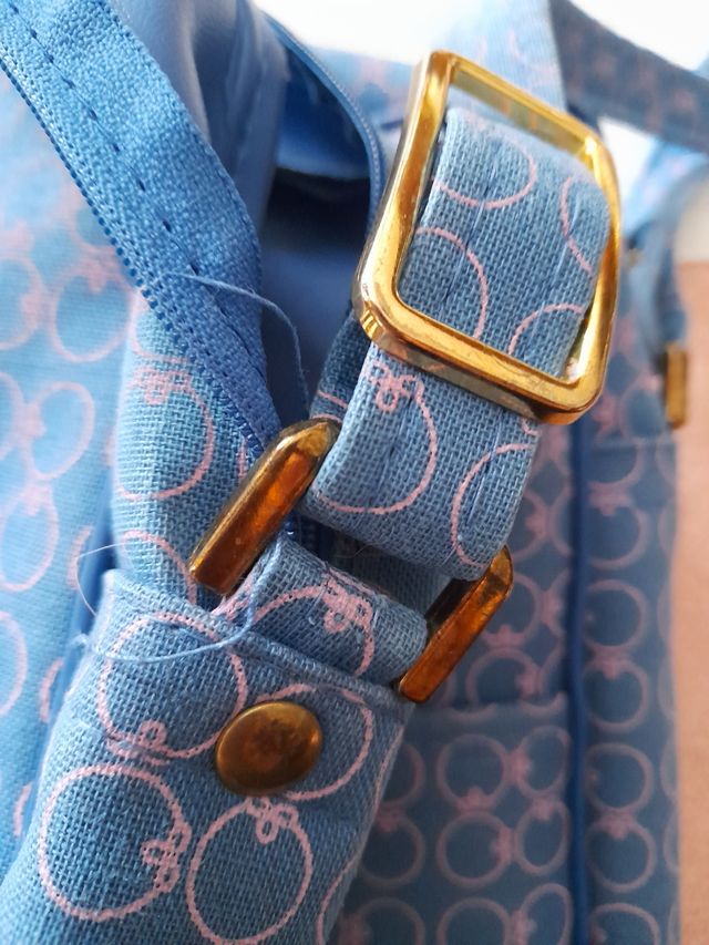 Borsa in cotone con interno cerato