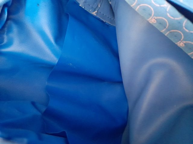 Borsa in cotone con interno cerato