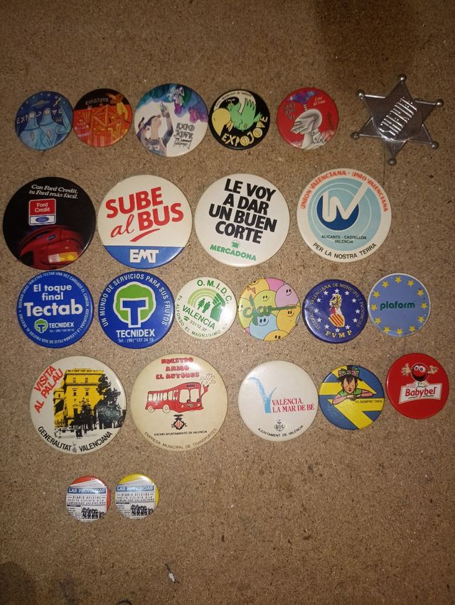 Lote chapas clásicas diversas