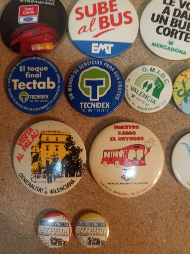 Lote chapas clásicas diversas