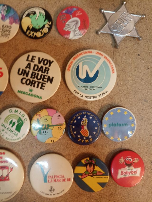 Lote chapas clásicas diversas