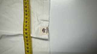 Camiseta blanca cruda Pull and Bear