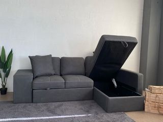 Sofá cama chaiselongue con arcón - envio GRATIS!