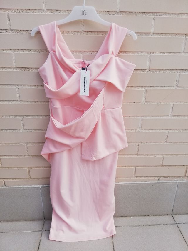 Vestido para evento rosa palo NUEVO