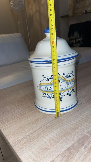 BARATTOLI IN CERAMICA DECORATI A MANO VINTAGE