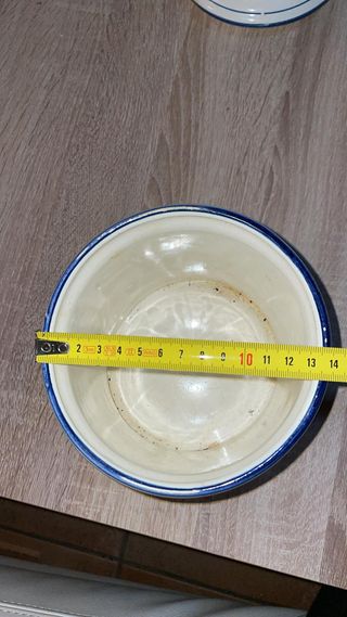 BARATTOLI IN CERAMICA DECORATI A MANO VINTAGE