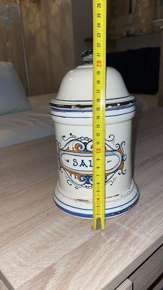 BARATTOLI IN CERAMICA DECORATI A MANO VINTAGE