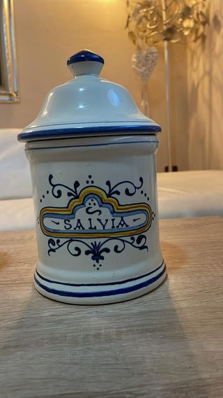 BARATTOLI IN CERAMICA DECORATI A MANO VINTAGE