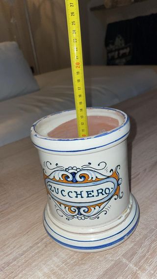 BARATTOLI IN CERAMICA DECORATI A MANO VINTAGE