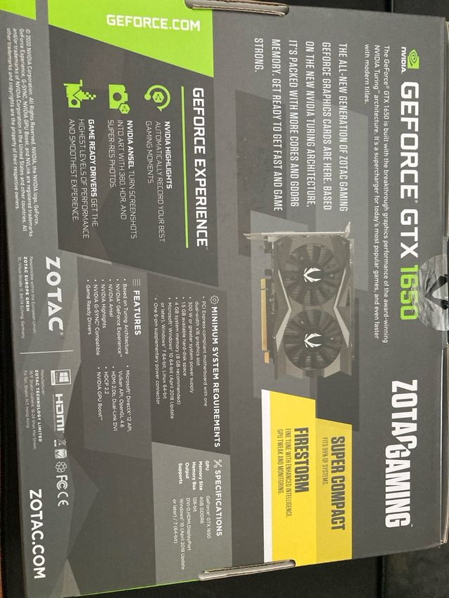 Nvidia Geforce GTX 1650
