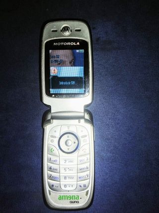 Movil Motorola V360 de tapa de Orange