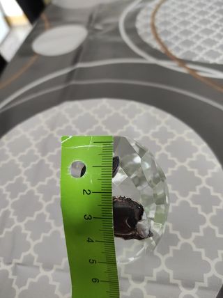 Soprammobile in vetro con bambi