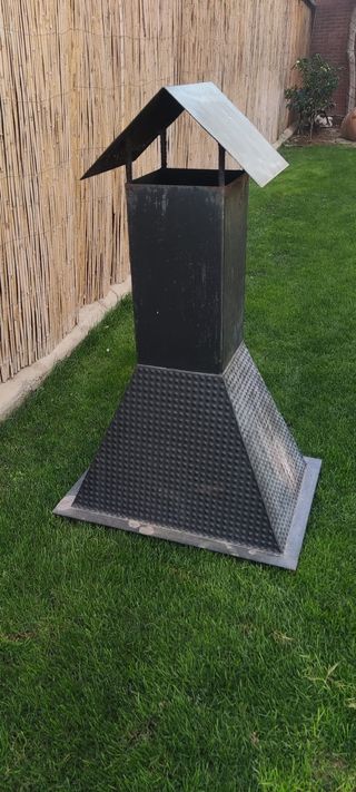 Campana chimenea barbacoa jardin