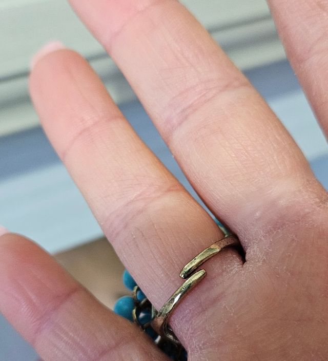 anello in pasta turchese