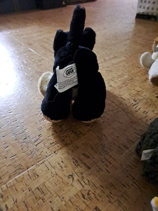 Cane da passeggio peluche