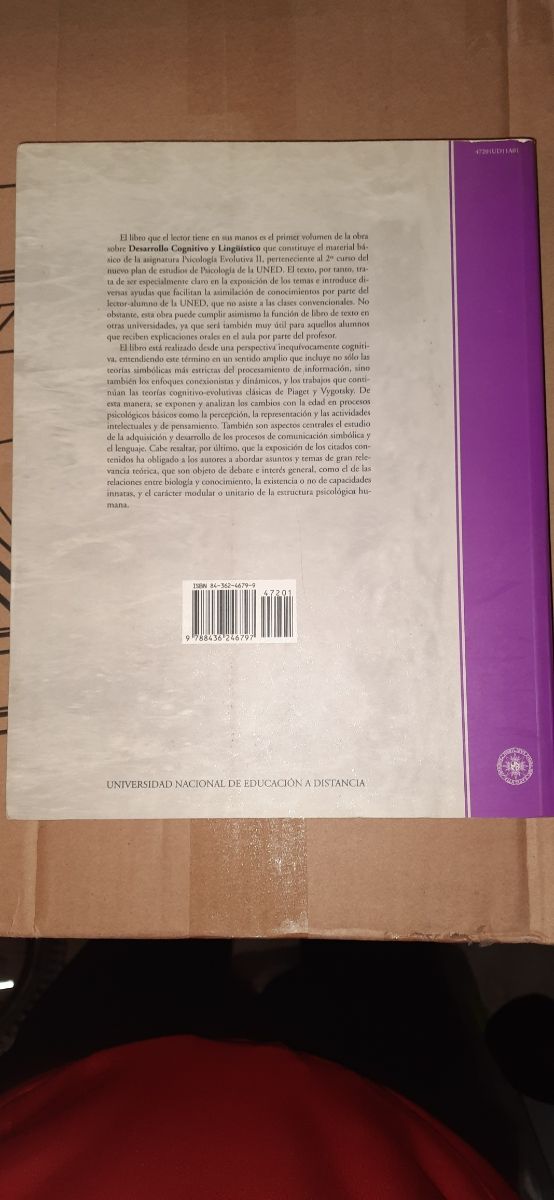 Libro psicología evolutiva II. Vol. 1.