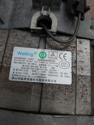 Motor de lavadora