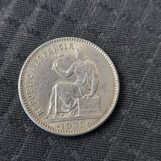 Moneda 1 peseta 1933