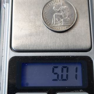 Moneda 1 peseta 1933