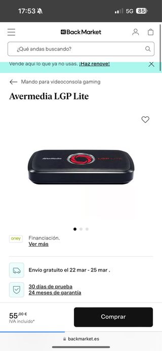 Capturadora AVerMedia GL310 