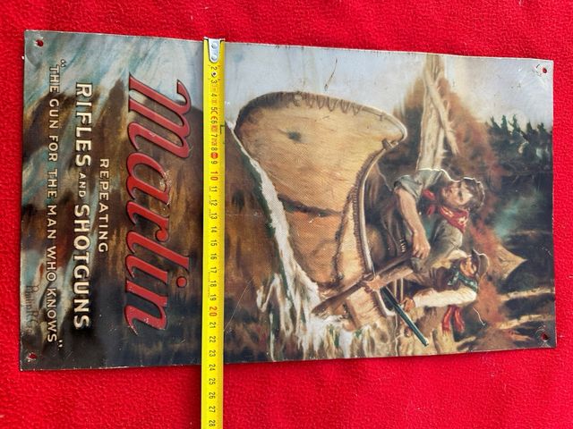 Cartel publicitarios Rifles “MARLIN”