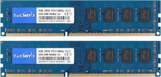 TECMIYO 8GB Kit (2X4GB) DDR3 1600MHz RAM PC3