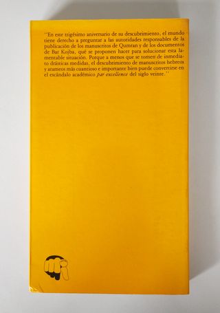 Los manuscritos del Mar Muerto. Geza Vermes