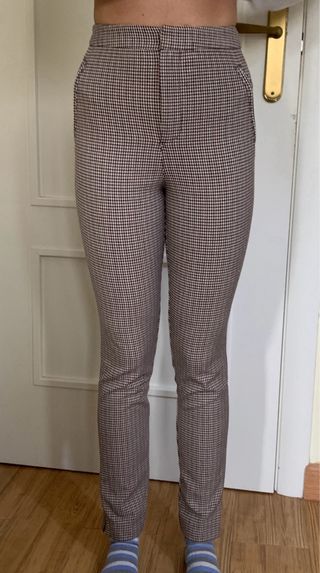 Pantalones cuadros mujer