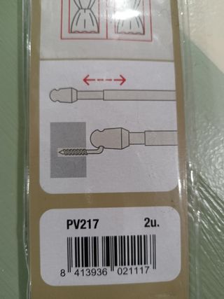 Barras extensibles para cortinas