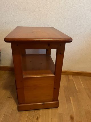 Mesa carrito pino mazizo