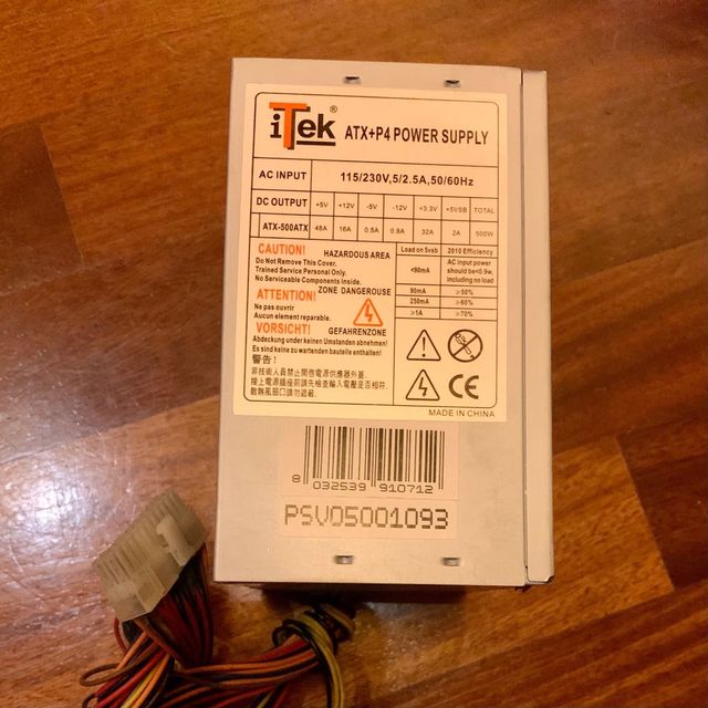 iTEK ALIMENTATORE PC ENERGY PIV 500W CE ATX