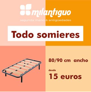 SOMIERES BARATOS TODAS MEDIDAS
