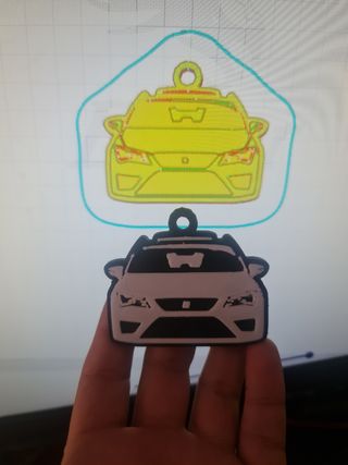 Llavero seat leon 3d cupra fr vag