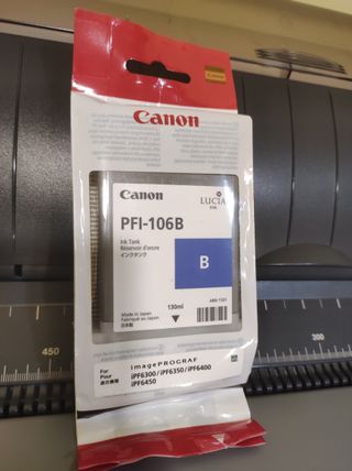 PFI-106 B Azul Cartucho canon original precintado