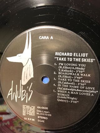 RICHARD ELLIOT “Take to the skies” Lp.Vinilo