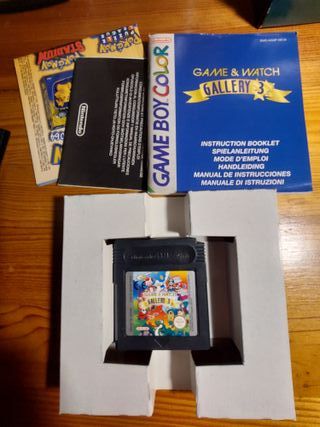 GAME & WATCH GALLERY 3 GBC ESPAÑA COMPLETO