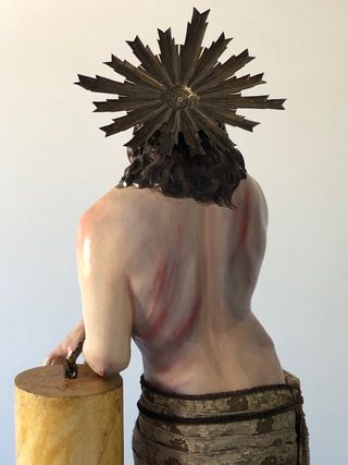 Escultura Cristo tallado siglos XVI   XVII