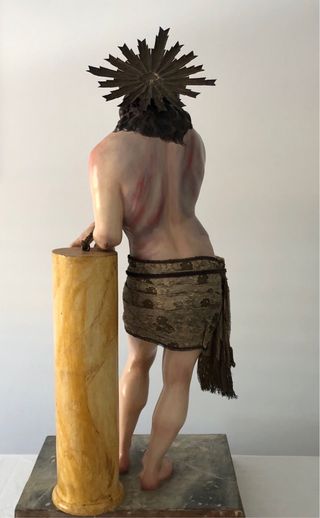 Escultura Cristo tallado siglos XVI   XVII