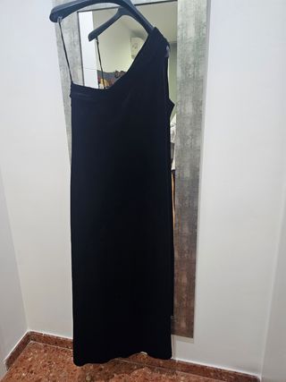 Traje largo noche terciopelo
