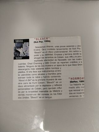 NIRVANA, "BLEACH", CD