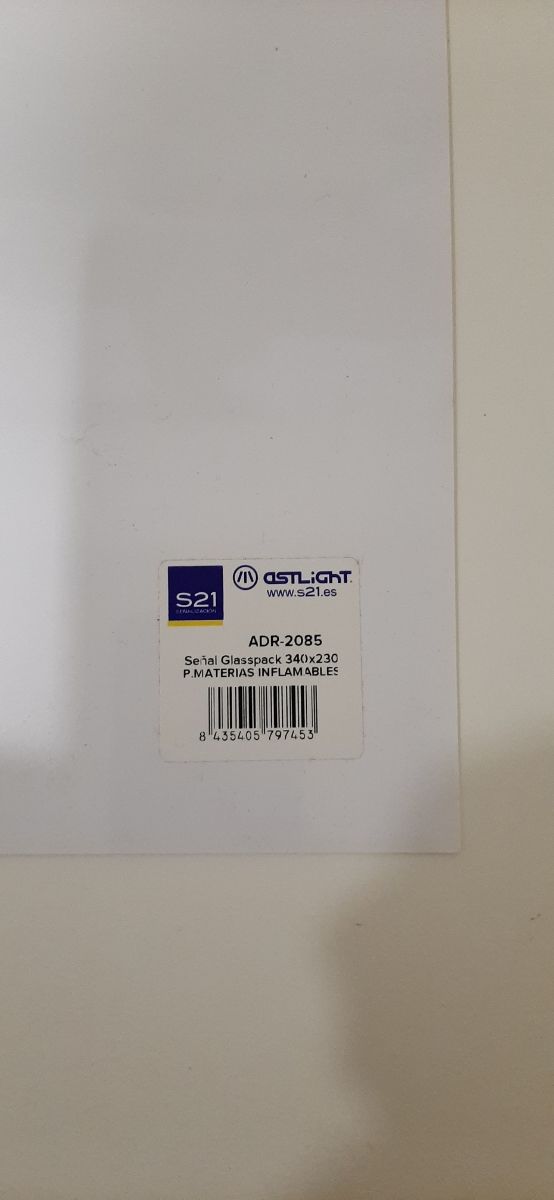 Señalización peligro materiales inflamables