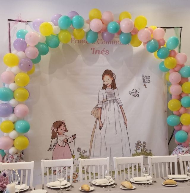 Photocall Comunión Niña