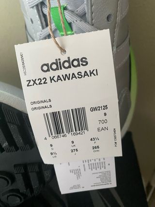 Adidas ZX22 Kawasaki Ninja Nuevas 43 1/3
