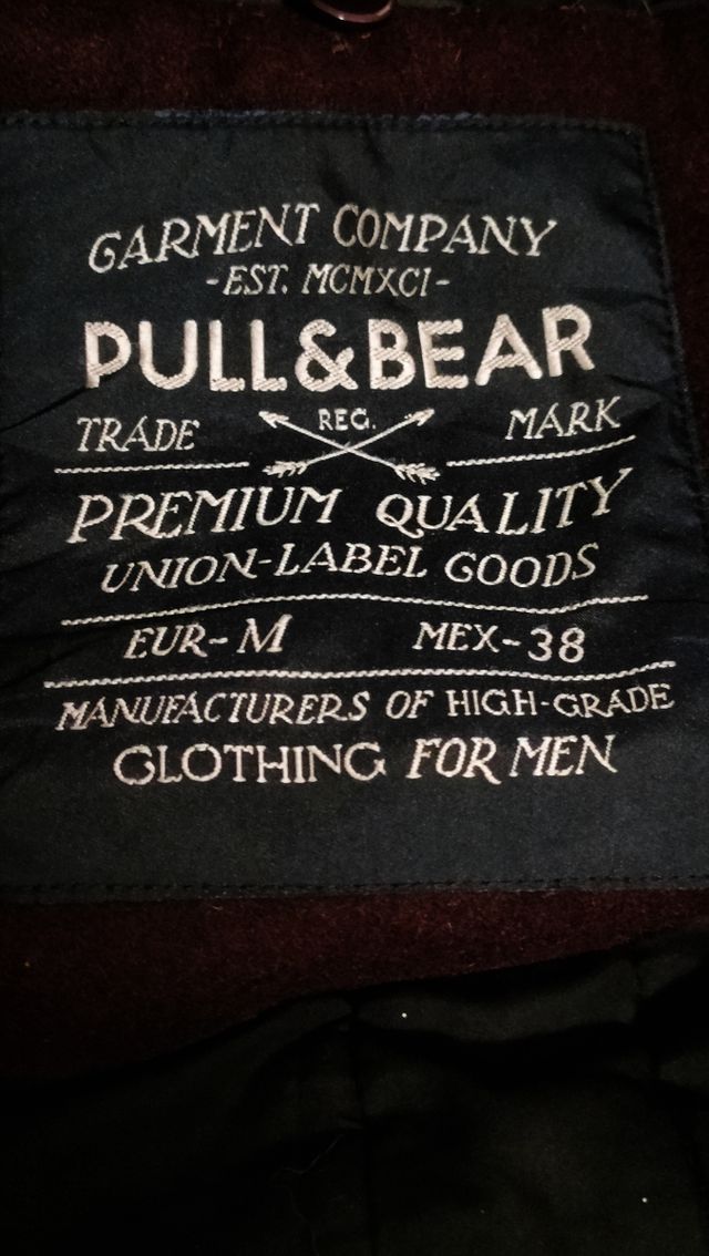Abrigo chaquetón hombre Pull & Bear