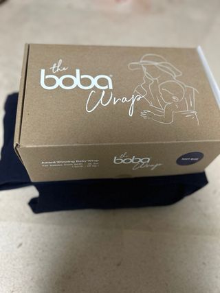 Mochila porteo azul marino the boba wrap