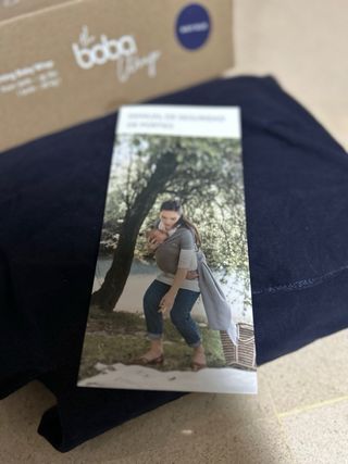 Mochila porteo azul marino the boba wrap