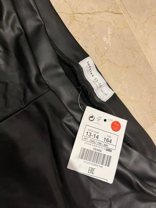 Pantalones de cuero niña nuevos