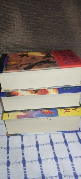 3 libros de Harry Potter