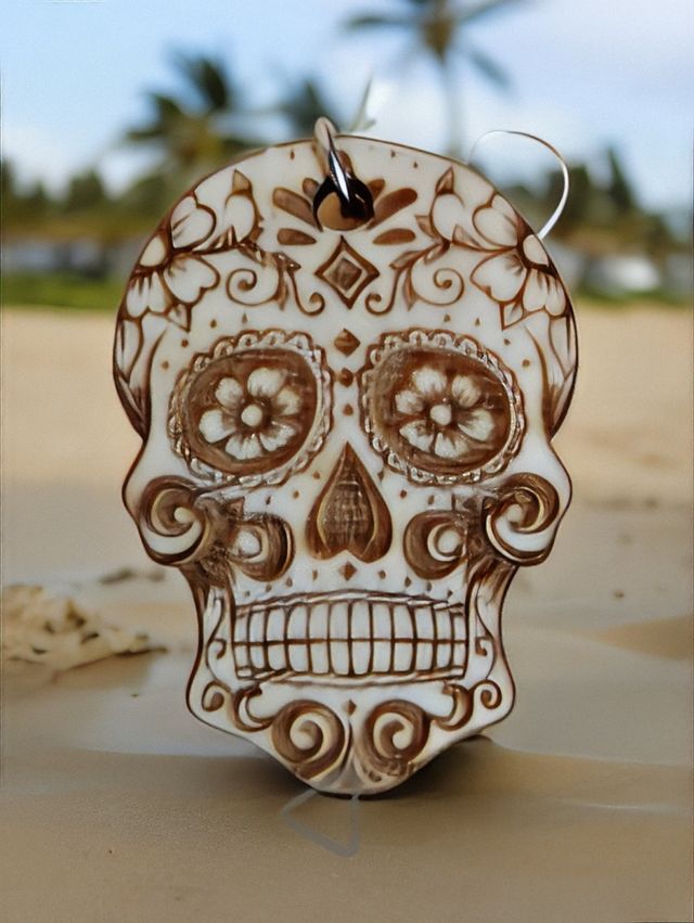 Orecchini da donna teschio Calavera